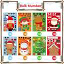 2 x Christmas Stickers for Kids 32PCS Christmas Stickers for Crafts Kids Make Your Own Face Sticker s Crafts for Toddlers Xmas Sticker