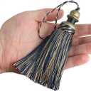 4 Pack Tassel Key Tassel with Loops, Handmade Tassel Craft, DIY Accessories for Home Decoration