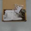 Brushed Nickel Hand Towel Hook 4-Pack, Geometric Series - Stainless Steel Towel Hooks for Bathrooms, Modern Wall Mount Bath Towel Holder with Industrial SUS304 Core