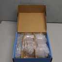 Amazon Basics Disposable Clear Assorted Cutlery Set, Premium Quality, 192 Count, Large Combo Pack Forks, Spoon and Knives