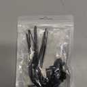 8 Pcs Metal Curtain Holdbacks, Black Curtain Tie Backs Wall Mounted Drapery Tiebacks Heavy Duty Decorative Curtains Hooks U Shaped Curtains Pull Backs Vintage Rustic Style Decor with 16 Pcs Screws