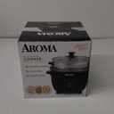Aroma Housewares ARC-363-1NGB 3 Uncooked/6 Cups Cooked Rice Cooker, Steamer, Multicooker, 2-6 cups, Black