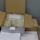 Goldenwarm Gold Door Handles Interior Privacy, Brushed Gold Door Handles, Square Door Levers Interior for Bathroom Bedroom (6 Pack)