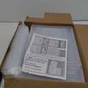 7 code Large Clear Shoe Boxes Organizer Thicker Material Stronger Shoe Box with Magnetic Door, Stackable Shoe Storage Box for Closet, Foldable Space-Saving Storage Bins Shoe Cabinet, White 9 Pack