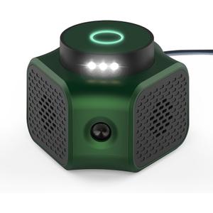 Ultrasonic Mouse Repellent Plug-in – Indoor Rodent Deterrent with 3 Modes & LED Strobe Lights, Mice Rat Squirrel Control for Attic, Garage, Basement (Green)