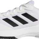 adidas Men's Gamecourt 2 Tennis Shoes (9, White/Core Black/White)