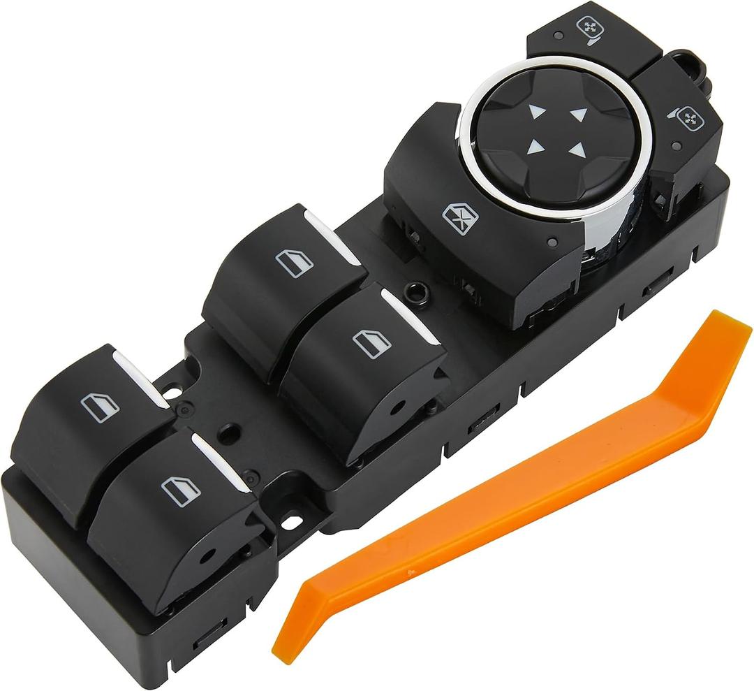 Power Window Switch.3 Metal Pins.Fits for Ford Fusion 2013-2020,Driver Side Control Door vidrios Master Switch OEM DG9Z14529AA, DWS1608, 1S14147, SW7339