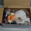 Halloween Table Centerpieces Decorations Halloween Table Artificial Flowers Tabletop Decor for Home Kitchen Indoor Party(Skeleton Head Crow)