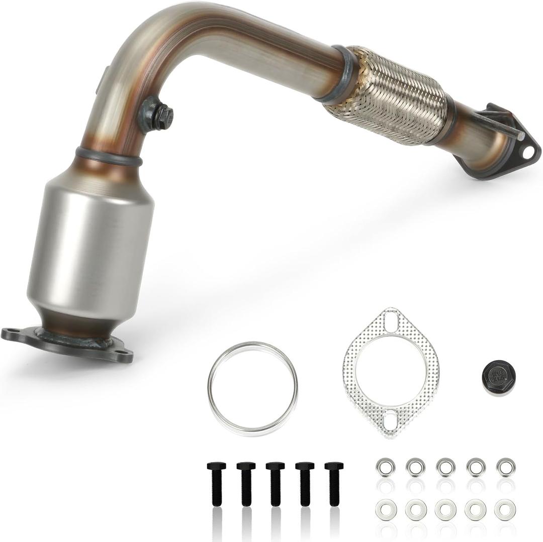 Front Catalytic Converter Direct-Fit for Chevy Equinox 2010-2017 2.4L, for GMC Terrain 2010-2017 2.4L, Catalytic Convertor Replacesment 16796, 644066, 22794837 EPA Compliant