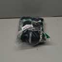 MIGOHI Full Body Dog Coat - Warm Reflective Small Dog Winter Coat with Harness, Turtleneck Fleece Jacket for Dogs,Four-Leg Windproof Puffer Jackets Snowsuit with Zipper for Small Medium Large Dogs,XS (X-Small(Back:9.8"), Black)