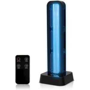 39W UV Light Sanitizer with Remote Control and 3 Timers Home Disinfection Device, Kills Germs, Viruses, Mold and Dust Mites Whole Room Ultraviolet Light for Home and Office