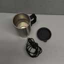 MOSANDON 12V Car Heating Cup Car Heated Mug, 450ml Stainless Steel Travel Electric Coffee Cup 14oz. Insulated Heated Preservation Mug