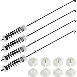 W10780045 WTW4816FW2 NTW4516FW2 NTW4605EW0 NTW4516FW1 WTW4800BQ1 Washer Suspension Rod Kit for Amana Whirlpool Kenmore WTW4800BQ0 RTW4516FW1 WTW4815EW0 NTW4516FW0 WTW4815EW1 WTW4816FW1 W10821951