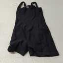 AIBIANOCEL Women's Maternity Bodysuit Pregnancy Shapewear Sleeveless Tank Top Shorts Ribbed Romper Jumpsuit (S, Black)