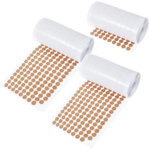 4200 Pcs 3/8 Inch Self Adhesive Cork Pads, 3 Roll Cabinet Door Bumpers Chair Leg Protectors Cork Plant Coasters for Kitchen Cabinet Doors Drawers & Hardwood Floors