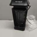 DEVOGUE Electric Bug Zapper - Electric Blue Violet Attract Insect Light - Modern Stylish Mosquito Fly Killer - Fly Mosquito Control Bug Zapper Outdoor & Home and Kitchen (Black)