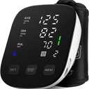 Blood Pressure Monitor with Large Display, Blood Pressure Machine Upper Arm Large Cuff(8.7"-16.5"), High Automatic Blood Pressure Monitors Cuff for Home Use, BP Monitors (Black)