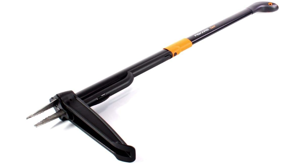Fiskars Weed Puller, Length: 1 m, Stainless Steel Arms/Plastic Handle
Black/Orange, Xact, 1020126