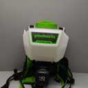 Greenworks 40V Cordless Backpack Sprayer (4 Gallon / 5 Tips / 25 FT Spray) For Weeding, Spraying, and Cleaning, Tool Only