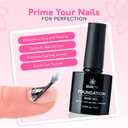 2 x SUNUV 16 Color Gel Nail Polish Kit with Base Top Coat,White Black Pink Nude Silver Glitters Gel Polish Set, Manicure Set Salon DIY Home Gift