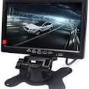 Padarsey 7 Inch LED Backlight TFT LCD Monitor for Car Rearview Cameras, Car DVD, Serveillance Camera, STB, Satellite Receiver and Other Video Equipment