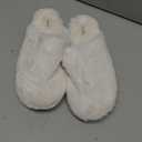 Snug Leaves Women's Fuzzy Scuff Slippers Soft Comfy Memory Foam Non-slip Indoor House Shoes US 9-10