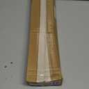 GXOACKJ 2 Pack Black Curtain Rods For Windows 28 To 78 Inch, 5/8 Inch Splicing Heavy Duty Metal Curtain Rod Set With Brackets