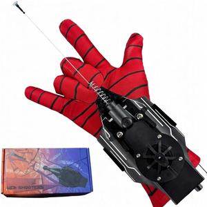 Spider Silk Launcher for Kids,Web Shooters- USB Type c Charging, Launch Distance 8ft - Can Grab Small Objects-Variety of Play Modes (Black) Kids Edition