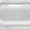 Winco Rectangular Tray, 18 by 12-Inch, Chrome, 18" x 12"