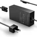 65W Surface Pro Charger for Microsoft Surface Pro 10,9,8,7+,7,6,5,4,3 X,Windows Surface Laptop 1,2,3,4,5,6,Surface Go Tablet Surface Book 3,2,1 and Windows Laptop Charger,Support 44W,36W