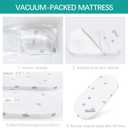 Bassinet Mattress Pad 15"x 30", Oval Shaped with Removal Zippered Cover, Waterproof Breathable Soft Foam
