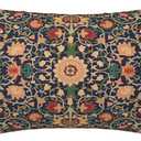 William Morris Vintage Floral Throw Pillow Cover Soft Decorative Throw Pillowcases Cushion Case for Home Decor Living Room Bed Couch Car 12x20 Inch