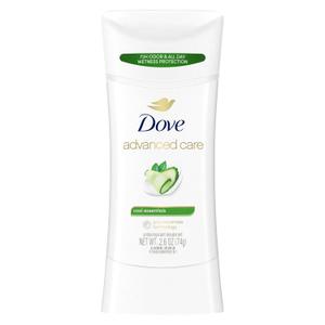 Dove Advanced Care Antiperspirant Deodorant Stick Cool Essentials for Helping Repair Skin Barrier After Shaving, with 72-Hour Sweat & Odor Protection, 2.6 oz (2.6 Ounce (Pack of 2))