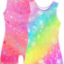 Gymnastics Leotards for Girls Toddler Biketard Unitard Tumbling Outfits