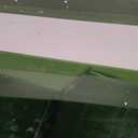 Acrylic Coffee Table for Living Room Clear Rectangle Lucite Table with Open Storage Shelf (1, Green, Nomal)