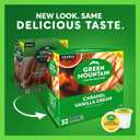 Green Mountain Coffee Roasters Caramel Vanilla Cream, Single-Serve Keurig K-Cup Pods, Flavored Light Roast Coffee Pods, 32 Count (EXP 03/27/28)