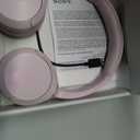 Sony WH-CH520 Wireless Headphones Bluetooth On-Ear Headset with Microphone and up to 50 Hours Battery Life with Quick Charging, Pink