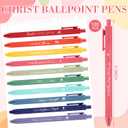 Engrowtic 100 Pcs Christian Mothers Day Bulk Bible Verse Pens Inspirational Quotes Scripture Ballpoint Pens Gift for Bible Women Sunday School Study(Rainbow Color)