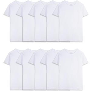Fruit of the Loom Boys' Eversoft Cotton Undershirts, T Shirts & Tank Tops (Large)