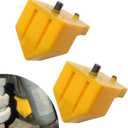 FZJDSD Car Front Jounce Bumper 15835667 523-075 Compatible with Chevrolet Silverado 2001-2010 GMC Sierra 1500 2500 3500 Hummer H2 Control Arm Bumpers Stop (Axle Bumpers)