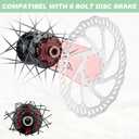 BMX Wheel Set, Heavy Duty 14mm Axle with Sealed Bearings, 20 Inch Rim, 9T Freewheel Driver, 4-Sealed Bearing Hub, Rear Cassette Wheel for BMX Bike
