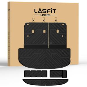 LASFIT Cargo Mats for Kia Telluride Gas 2027 (Not Fit Hybrid), Black