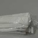 No Tools No Drill Cordless Roman Shades for Indoor Windows 100% Blackout, for Window Size 30" W 48" H White