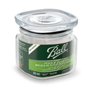 Ball Wide Mouth Mason Jar 4.0 Cup (1 Pack) With M.E.M Wooden Storage Lid for Storage, Grains, Herbs, Pasta, Coffee, Cookies