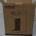 CHULUX Slim Single Serve Coffee Maker for K Pods, One Cup Coffee Maker Fits 7.3" Travel Mugs, Coffee Machine with 6 to 12oz Brew Sizes, Salmon Pink