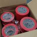 Aviditi Tape Logic Multipurpose Solid Vinyl Safety Tape, (Bulk Pack of 12) 4 Inch x 36 Yards, Red, Heavy-Duty 6 Mil Thick - Moisture/Grease Resistant, Floor Marking and Social Distancing (T9436R)