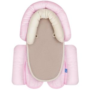 COOLBEBE Upgraded 3-in-1 Babybody Support for Newborn Infant Toddler - Extra Soft Car Seat Insert Cushion Pad, Perfect for Carseats, Strollers, Swings (Pink)