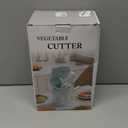 YSEPOZ 7 IN 1 Upgraded Rotary Cheese Grater with Handle – Vegetable Shredder with Built-in Storage Blade Slot, 5 Versatile Blades, Strong Suction Base Round Mandoline Slicer, Food Chopper for Kitchen, White