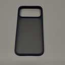 TORRAS Shockproof for iPhone 17 Pro Max Case with Camera Control Button, [12FT Military Grade Drop Protection] Enhanced Grip & Soft Touch Translucent Slim 17 Pro Max Case with 3 DIY Buttons, Deep Blue