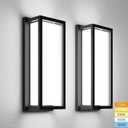 rosykite Dimmable LED Outdoor Wall Sconce, Modern Porch Lights 2700K 3000K 3500K 4000K 5000K 5 Colors Changeable,1400 Lumens Exterior Up Down Outdoor Wall Lights for House,Garage Door 2 Pack